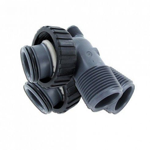 Фитинги угловые PVC 1"BSPT