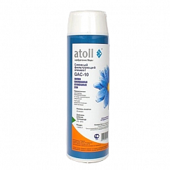 Сменный картридж ATOLL GAC, гранулированный уголь, 10SL