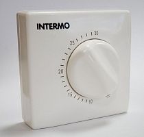 INTERMO L-301 накладной механический терморегулятор со встроенным датчиком температуры воздуха